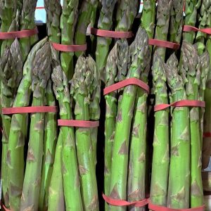 bundles of asparagus